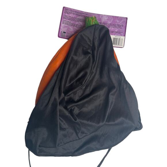 Vintage '97 Paper Magic Group Scary Jack O'Lantern Flashing Eyes Halloween Mask - Picture 4 of 8